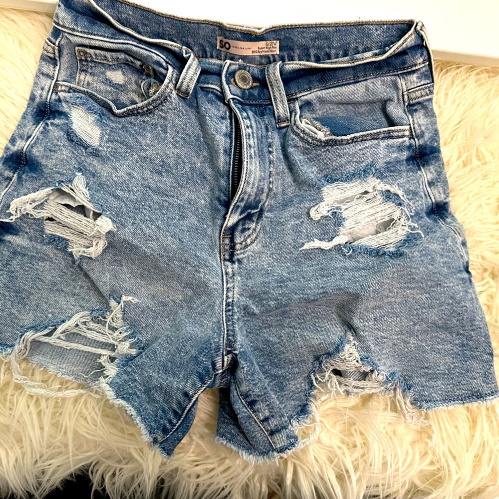 Blue Jean Shorts
